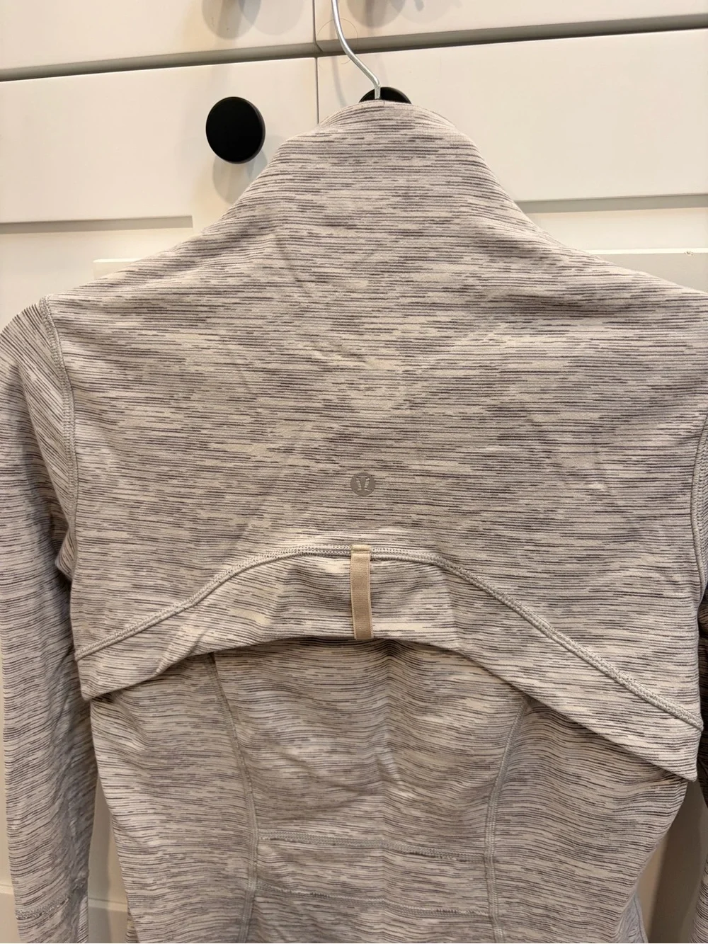 lululemon athletica Heathered Light Gray Zip-Up Utility Jacket